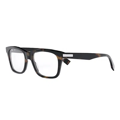 Fendi Men's Black Square Eyeglass Frames Fe50030i 052