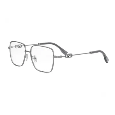 Fendi Men's Black Square Eyeglass Frames Fe50102f 012