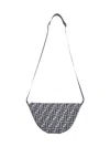Fendi Men Blue Ff  Melon Small Crossbody Bag
