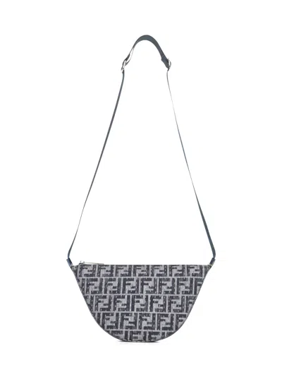 Fendi Men Blue Ff  Melon Small Crossbody Bag