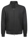 Fendi Men Bomber In Feltro In Gray