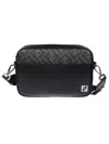 Fendi Men Camera Case Squared Ff Crossbody Bag In Black