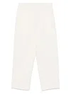 Fendi Elastic Waist Casual Pants In Mousse