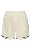 Fendi Ff Jacquard Shorts In Mousse