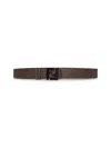 Fendi Logo Plaque Reversible Belt In Brown