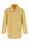 Fendi Caban Coat Coats And Trench Coats Yellow In Yellow