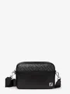 Fendi Men Camera Case Squared Ff Crossbody Bag In Black