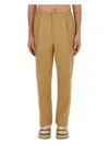 Fendi Trousers In Brown