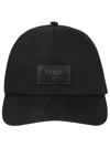 Fendi Baseball Cap With Logo Plaque In Animal Print