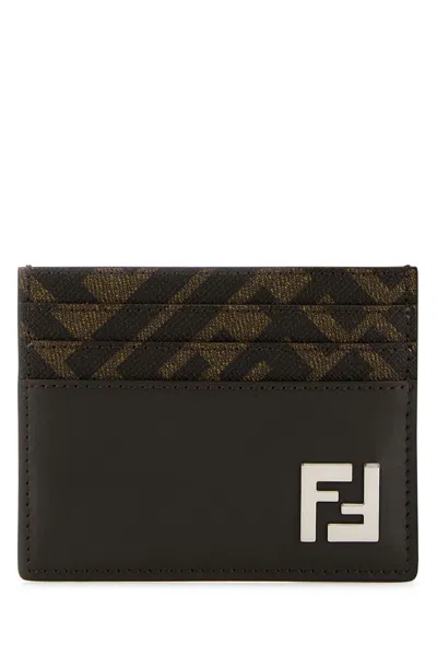FENDI FENDI MEN CARD CASE VIT.KING/ PU F