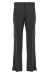 Fendi Straight-leg Tailored Pants In Gray
