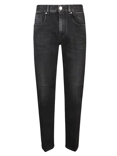 Fendi Men Cotton Jeans In Black