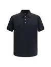 Fendi Men Cotton Polo Sweater In Multi