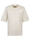 Fendi Men Cotton T-shirt In White