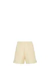 Fendi Jacquard Linen And Cotton Bermuda Shorts With All-over Ff Motif In Neutral