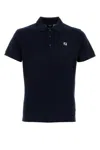 Fendi Dark Blue Piquet Polo Shirt