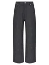Fendi Dark Grey Regular Jeans In Dark Grey