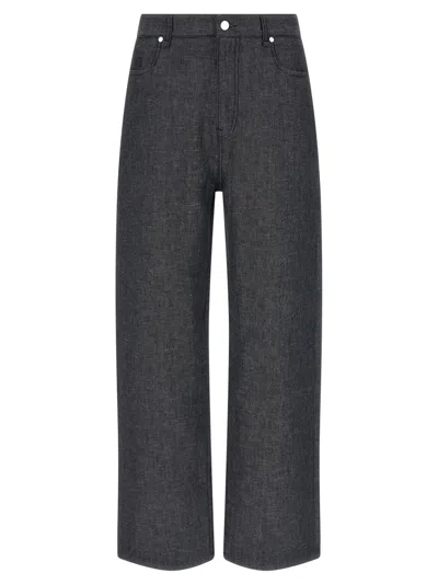 Fendi Dark Grey Regular Jeans