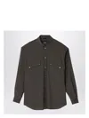 Fendi Wool Shirt With Back Yoke And Chest Pockets