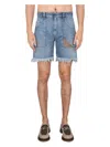 Fendi Denim Bermuda Shorts In Blue