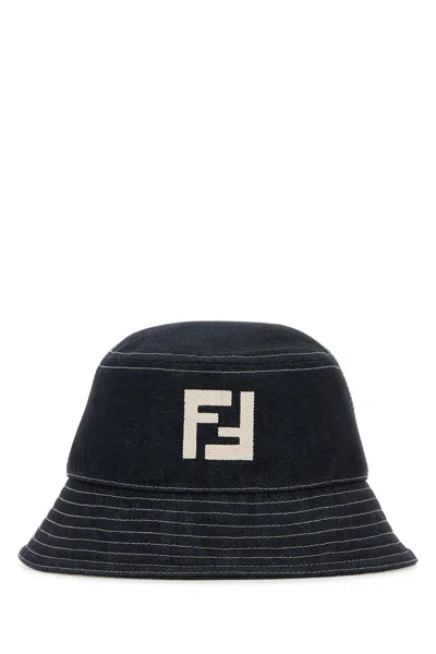 FENDI FENDI MEN DENIM BUCKET HAT