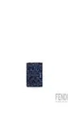 Fendi Men Denim-effect Ff Jacquard Bi-fold Wallet