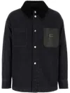 Fendi Men Denim Jacket In Black