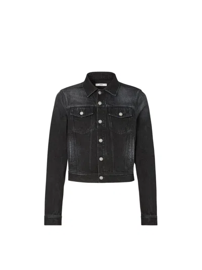 Fendi Men's Denim Jacket In Black