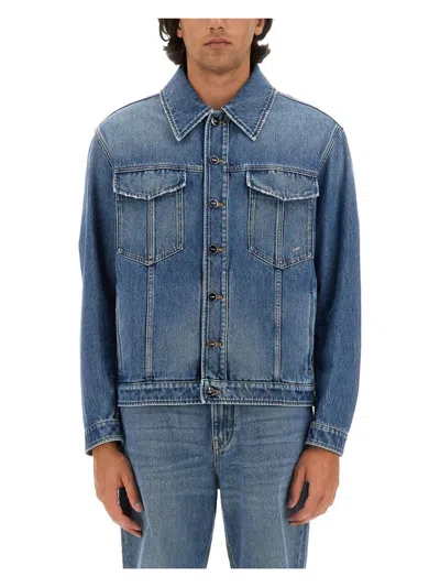 FENDI MEN'S DENIM JACKET