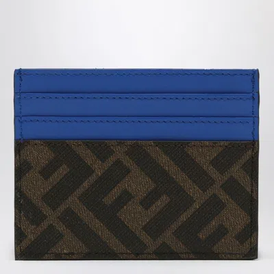 Fendi Men's Diagonal Card Case In Multicolor