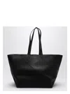 Fendi Shopping Bag Diagonal Selleria Large In Pelle In Black