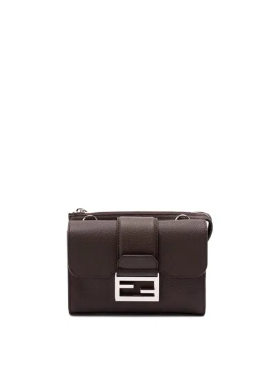 Fendi Men `double Baguette` Bag In Multi
