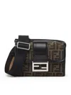 Fendi Double Baguette Shoulder Bag In Brown
