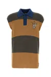 Fendi Cotton Polo Shirt In Multicolor