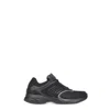 Fendi Logo-print Mesh-panelled Sneakers In Nero Antrac Ner Antr