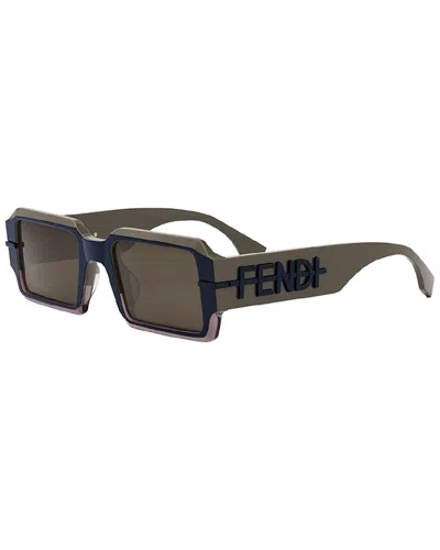 Fendi Men's Fe40073u 52mm Sunglasses In Brown