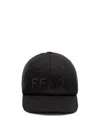 Fendi Men `` Baseball Cap In Black