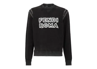 Pre-owned Fendi Men's  By Marc Jacobs Jersey Sweater In Black