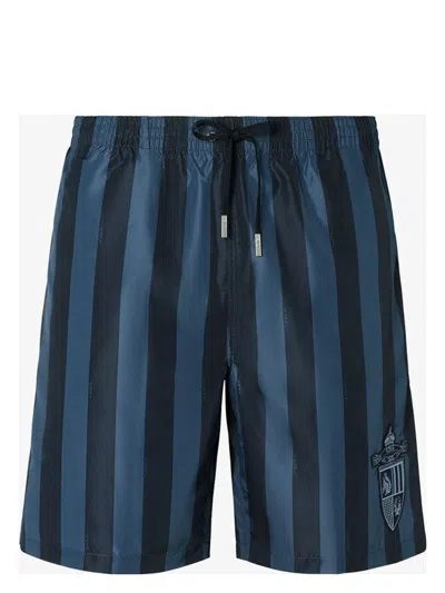 FENDI MEN'S FENDI CREST SWIM SHORTS