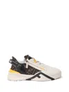 Fendi Flow Sneaker With Distinctive Monogram Accents In White