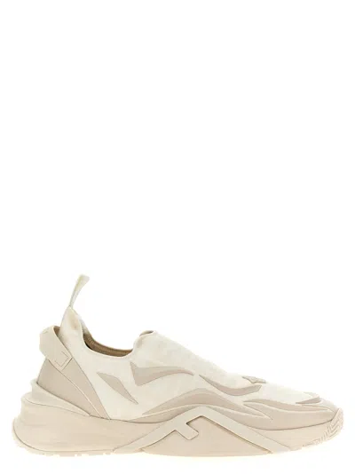 Fendi Men ' Flow' Sneakers In White