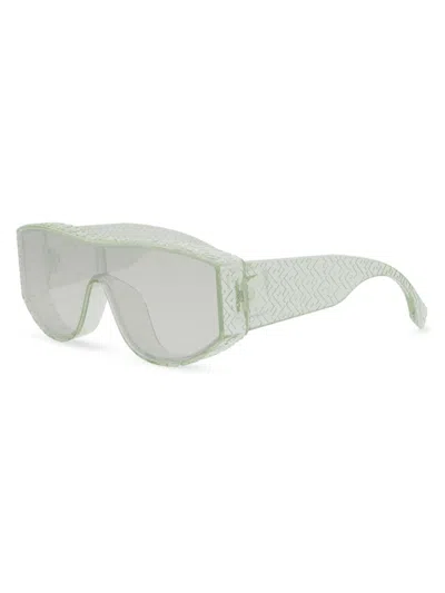 Fendi Men's  Lab Mask Sunglasses In Gray