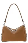 Fendi Medium Shoulder Bag With Adjustable Strap And Metal Hardware In Brown
