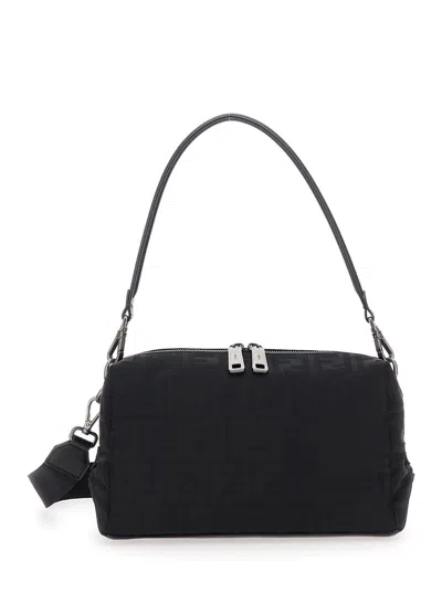 Fendi Men  Lui Nylon M In Black