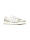 Fendi Leather Sneakers With Ff Lateral Logo In White