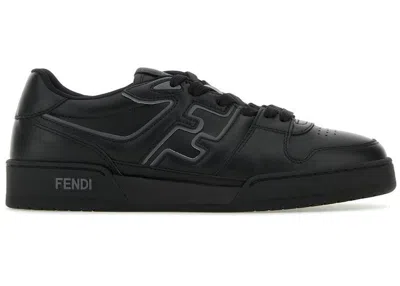 Pre-owned Fendi Men's  Match Sneakers In Black