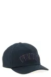 Fendi Logo-embroidered Baseball Cap In Black