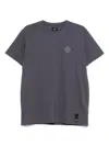 Fendi Cotton T-shirt With Ff Detail In Blue