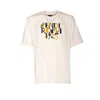 Fendi Roma 1925 Print Cotton T-shirt Clothing In Neutral