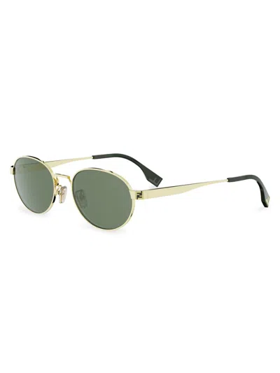 FENDI MEN'S FENDI SKY 55MM OVAL SUNGLASSES